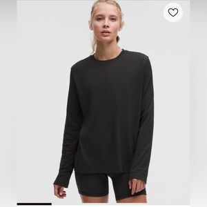 LULULEMON Swiftly Orange Long Sleeve Top